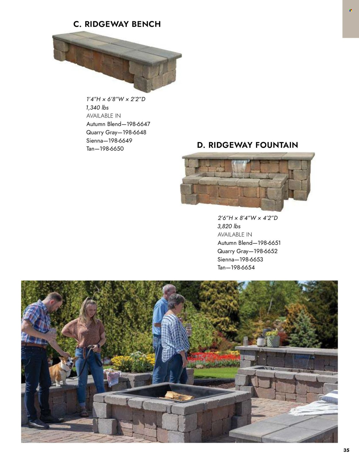 MENARDS ad - Outdoor Living Block Catalog
