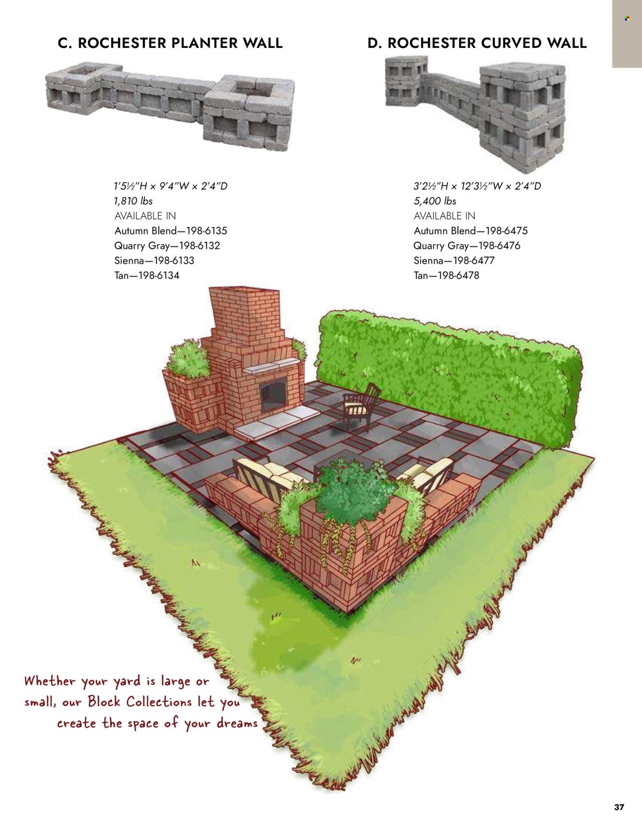 MENARDS ad - Outdoor Living Block Catalog