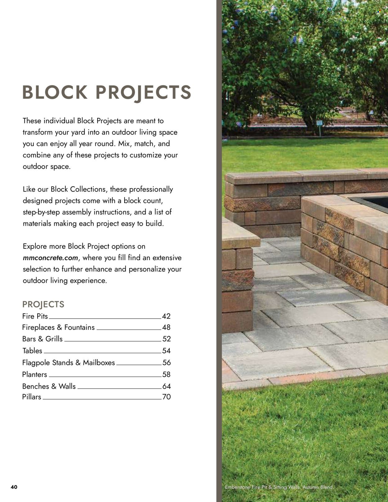 MENARDS ad - Outdoor Living Block Catalog