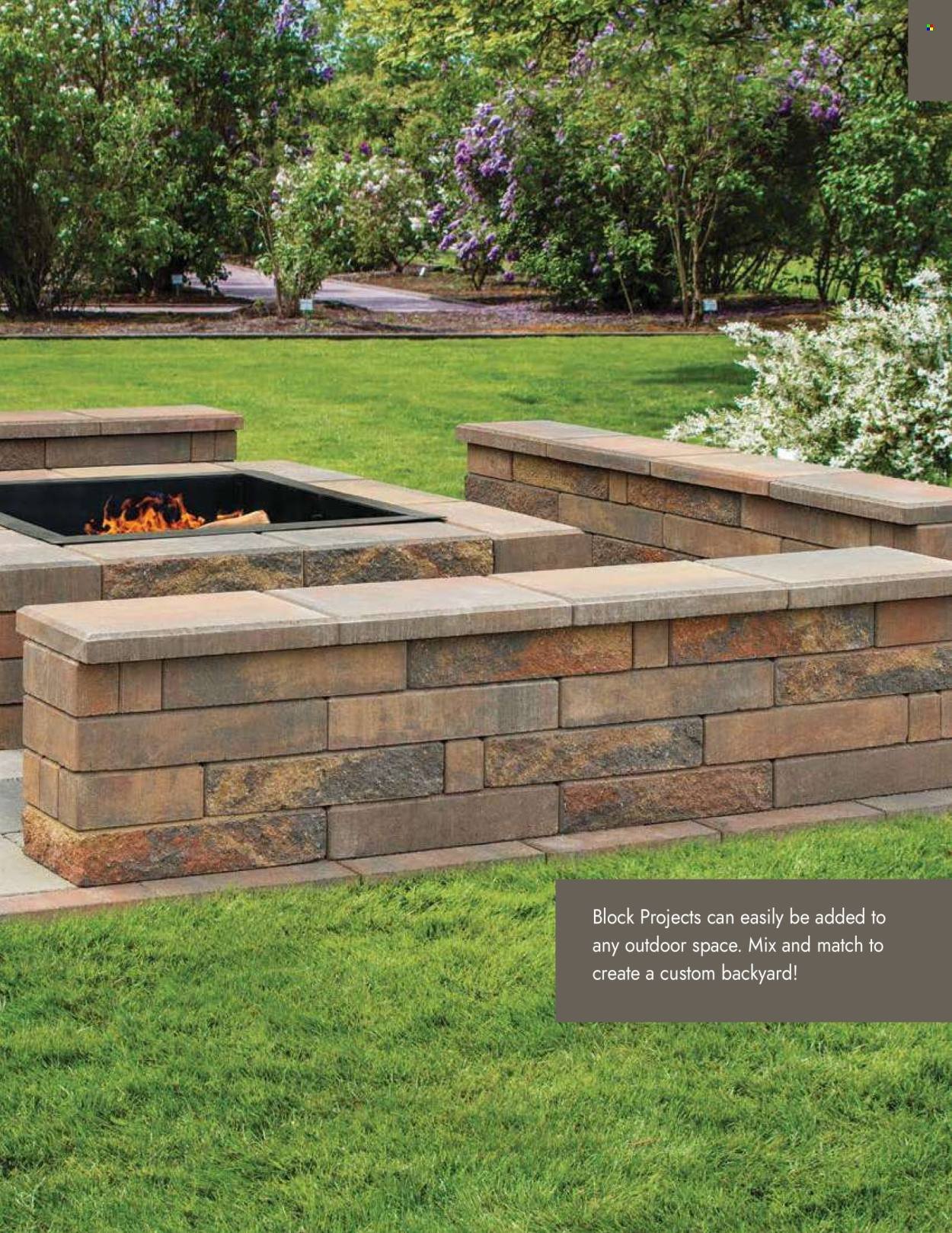 MENARDS ad - Outdoor Living Block Catalog
