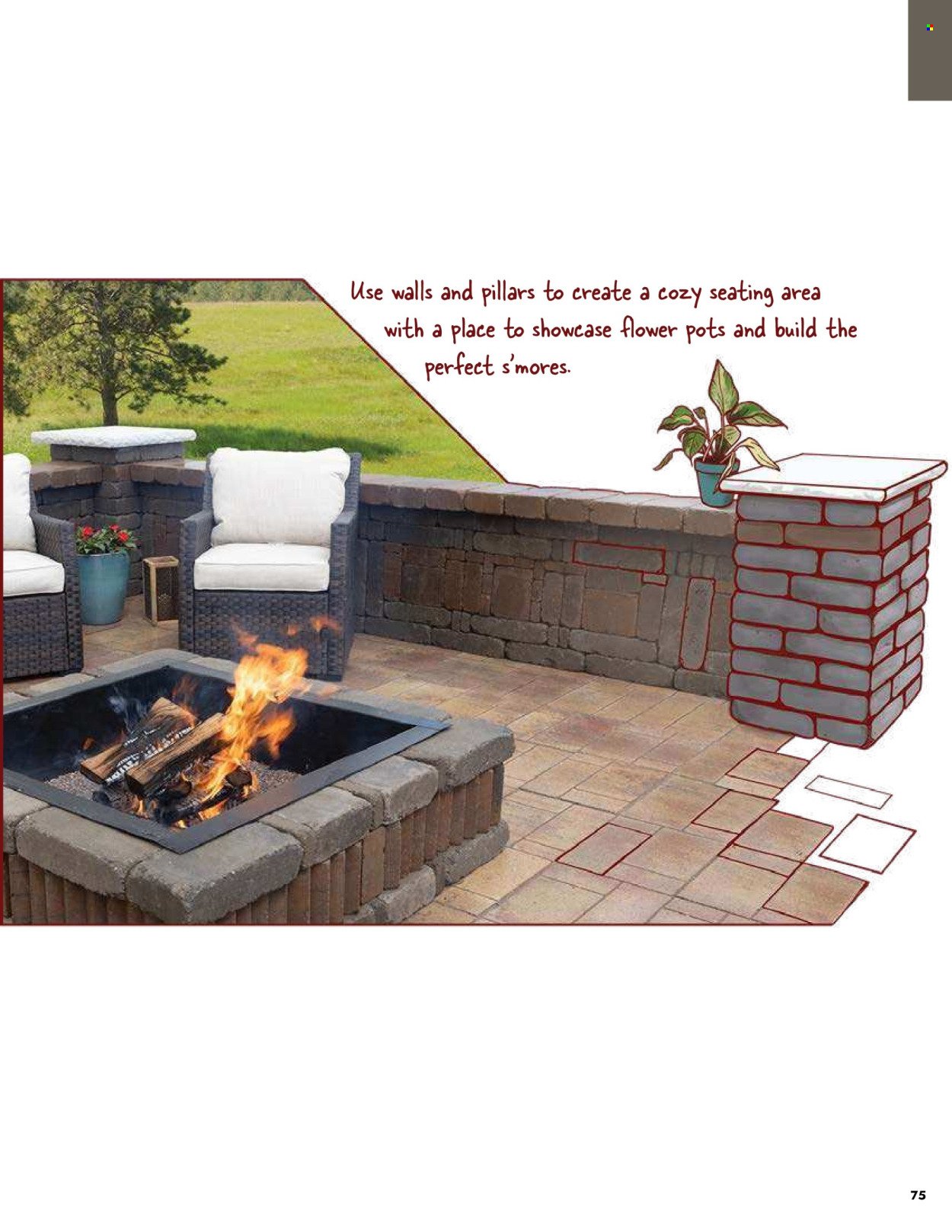 MENARDS ad - Outdoor Living Block Catalog
