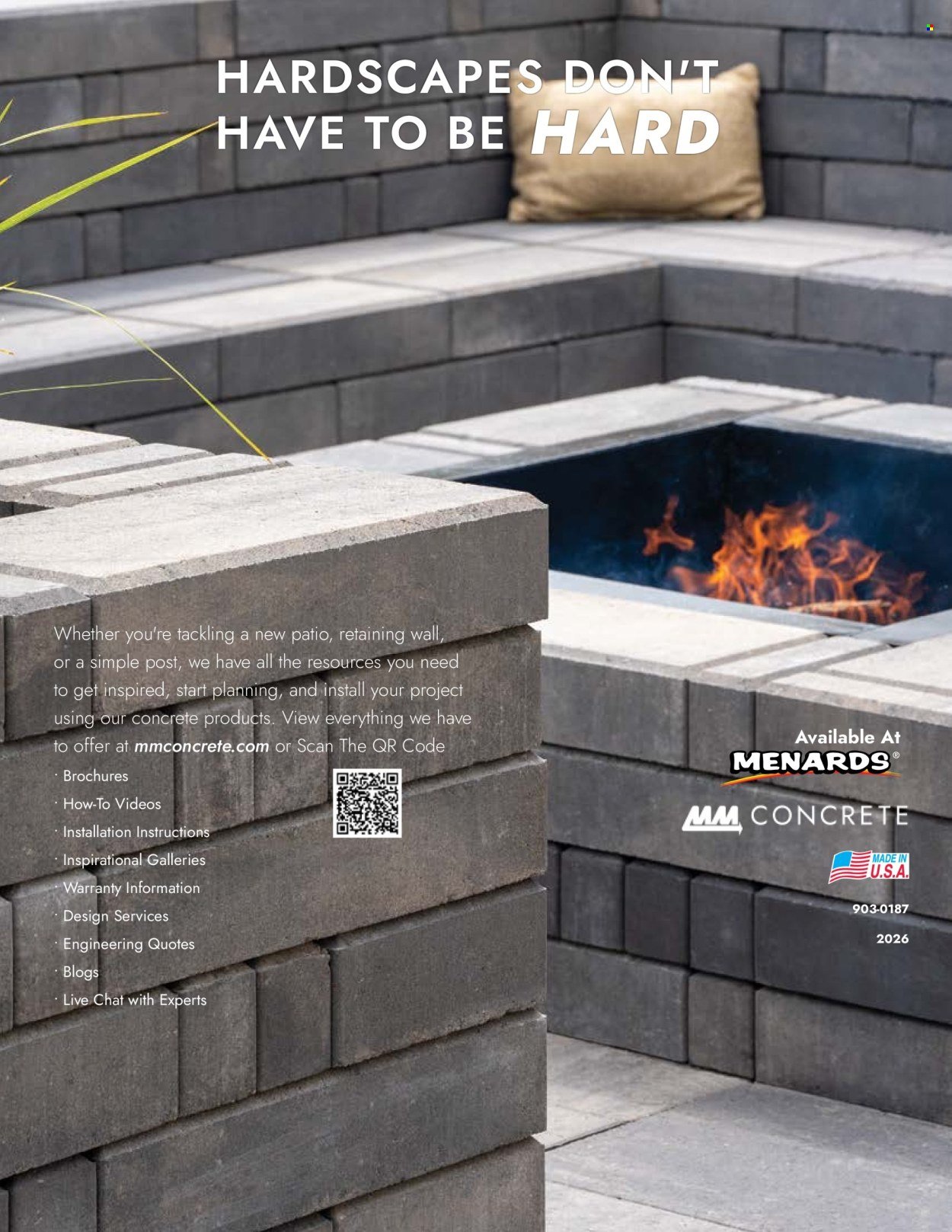 MENARDS ad - Outdoor Living Block Catalog