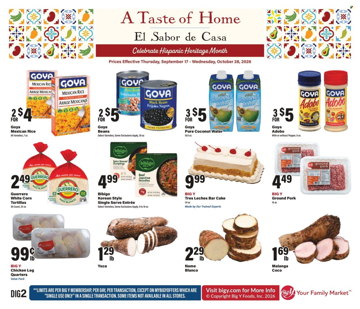 BIG Y ad - A Taste of Home