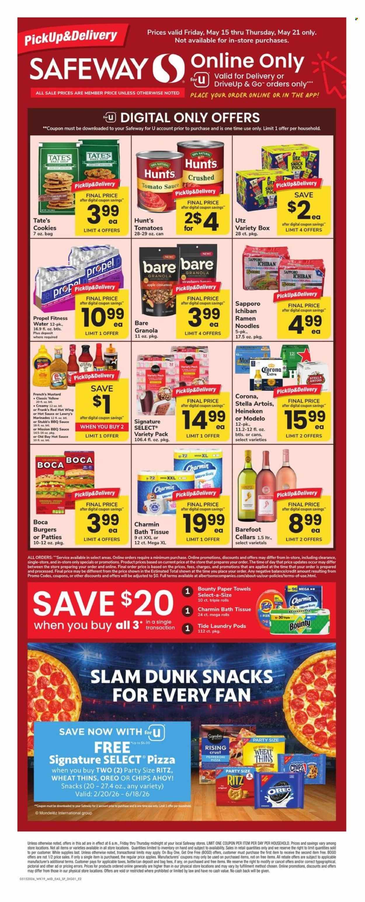 SAFEWAY ad - Bonus Online Savings