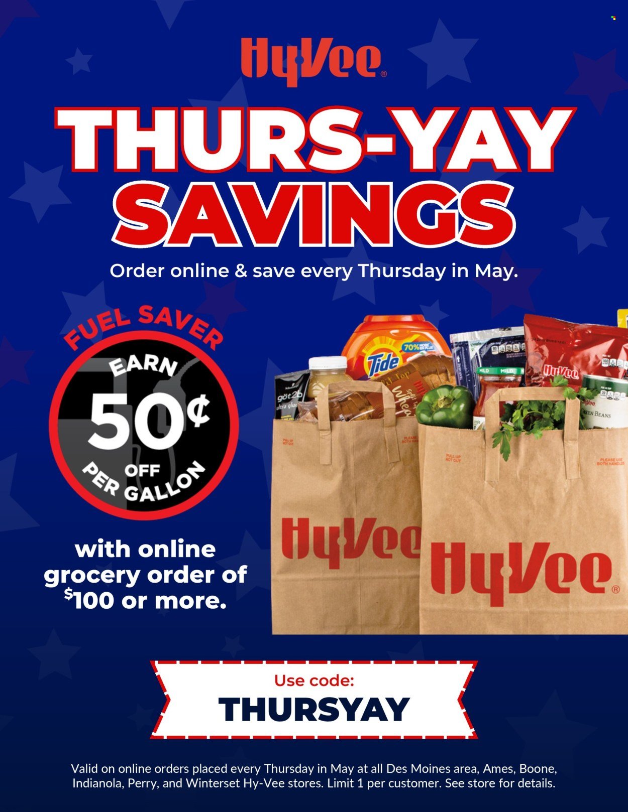 HY-VEE ad - Thurs-YAY Savings