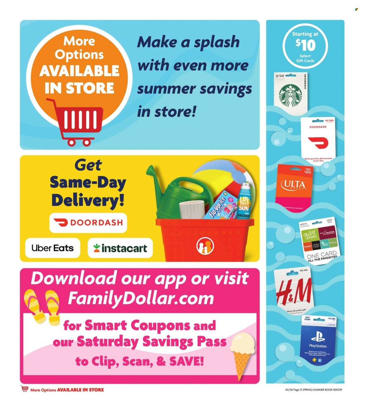FAMILY DOLLAR ad - Spring/Summer Book