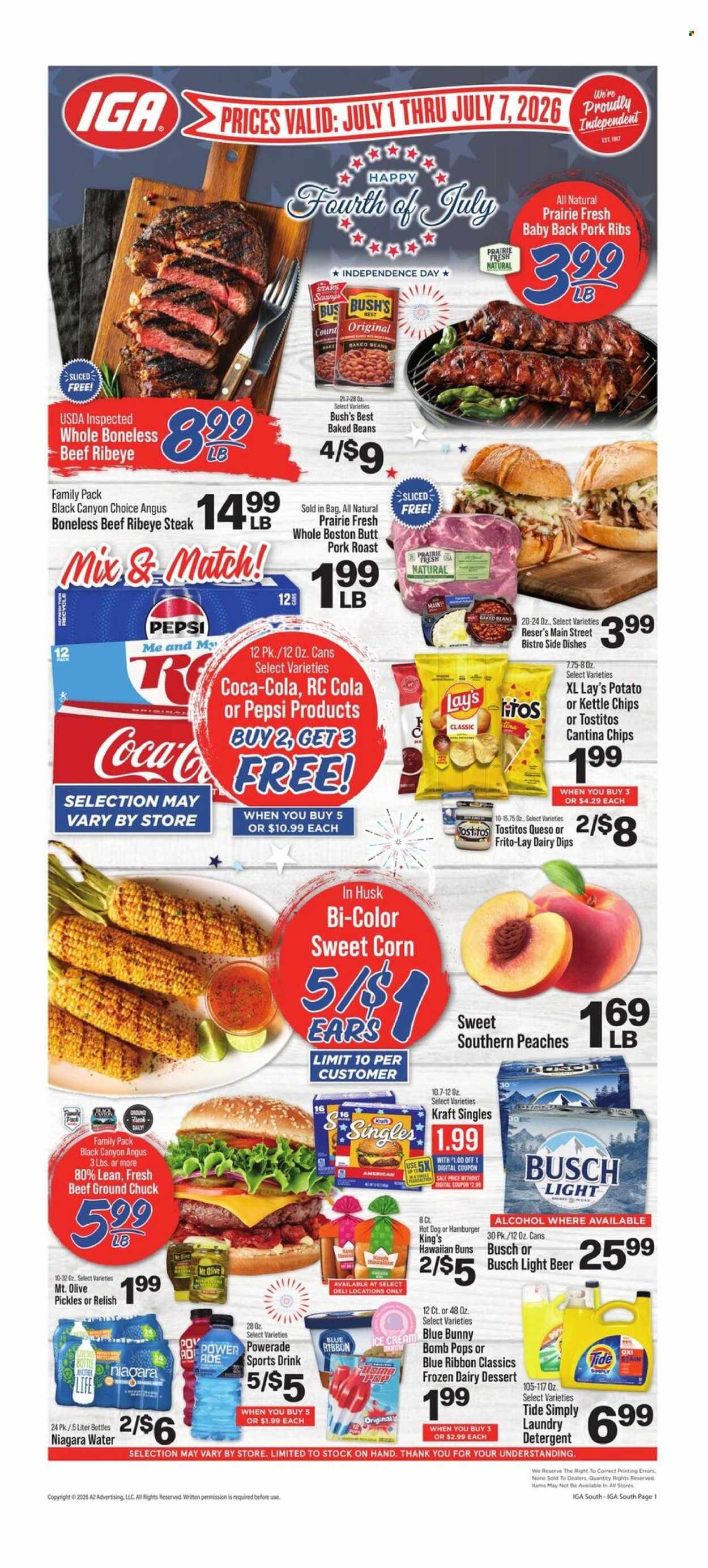 IGA ad - Weekly Flyer