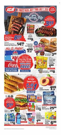 IGA ad - Weekly Flyer