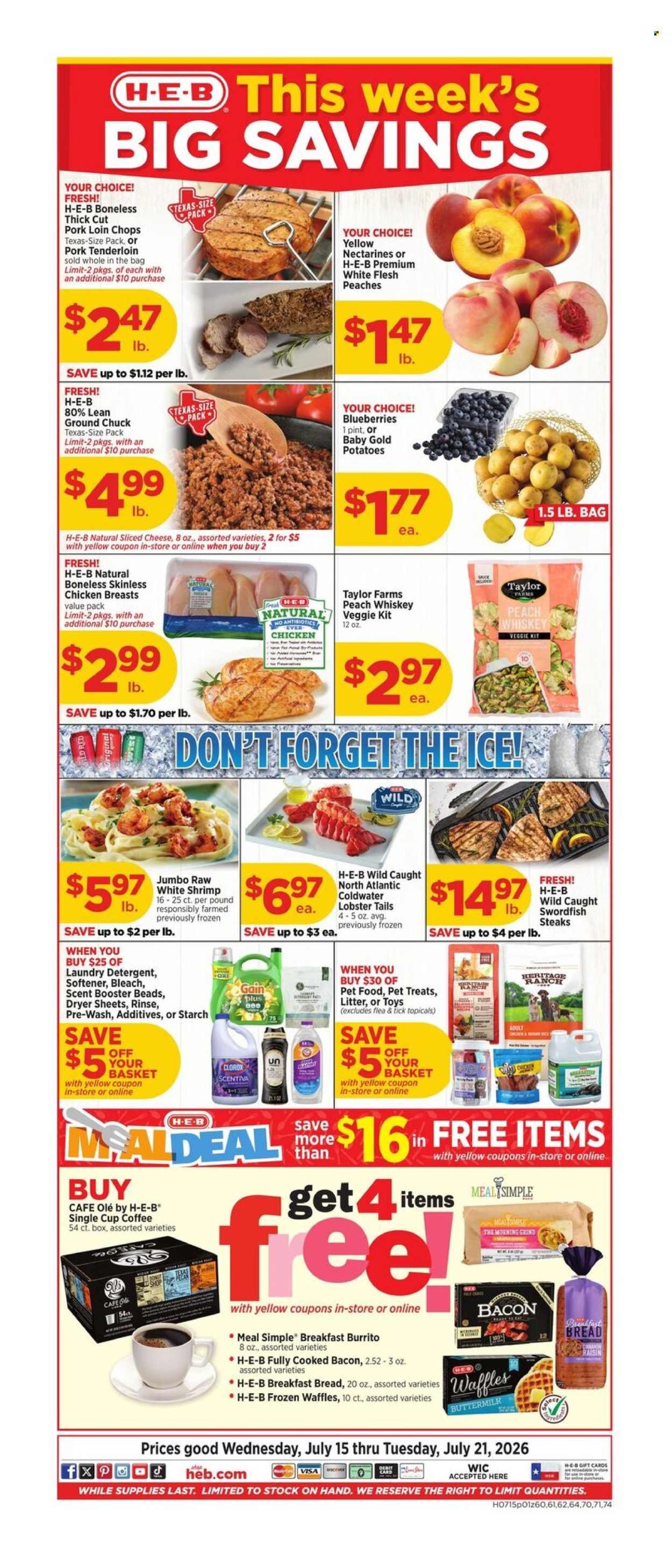 H-E-B ad - Weekly Ad