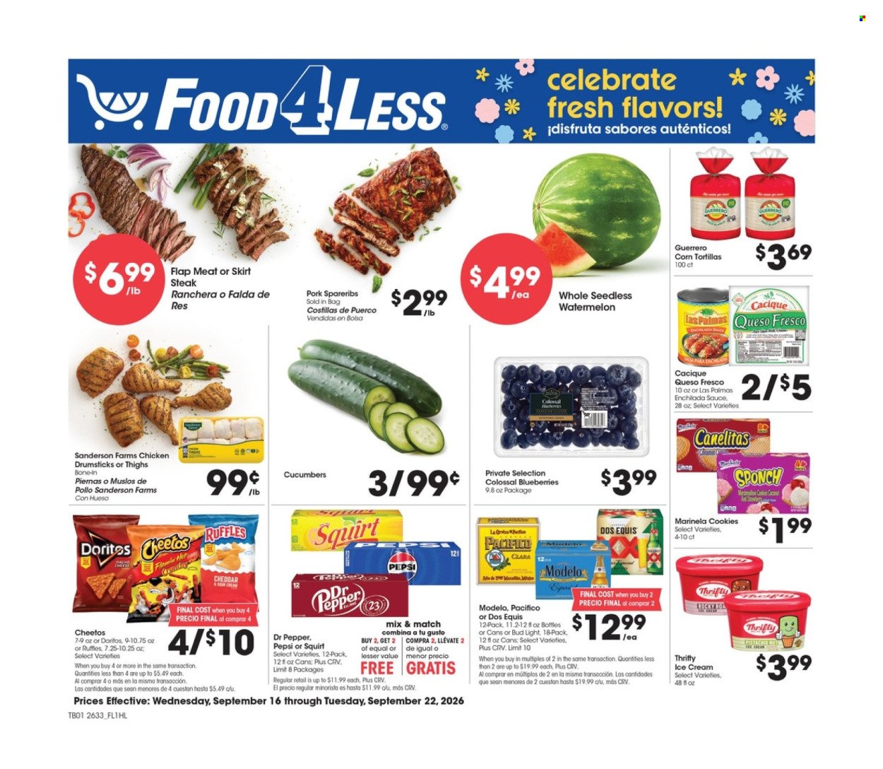 FOOD 4 LESS ad - Weekly Ad