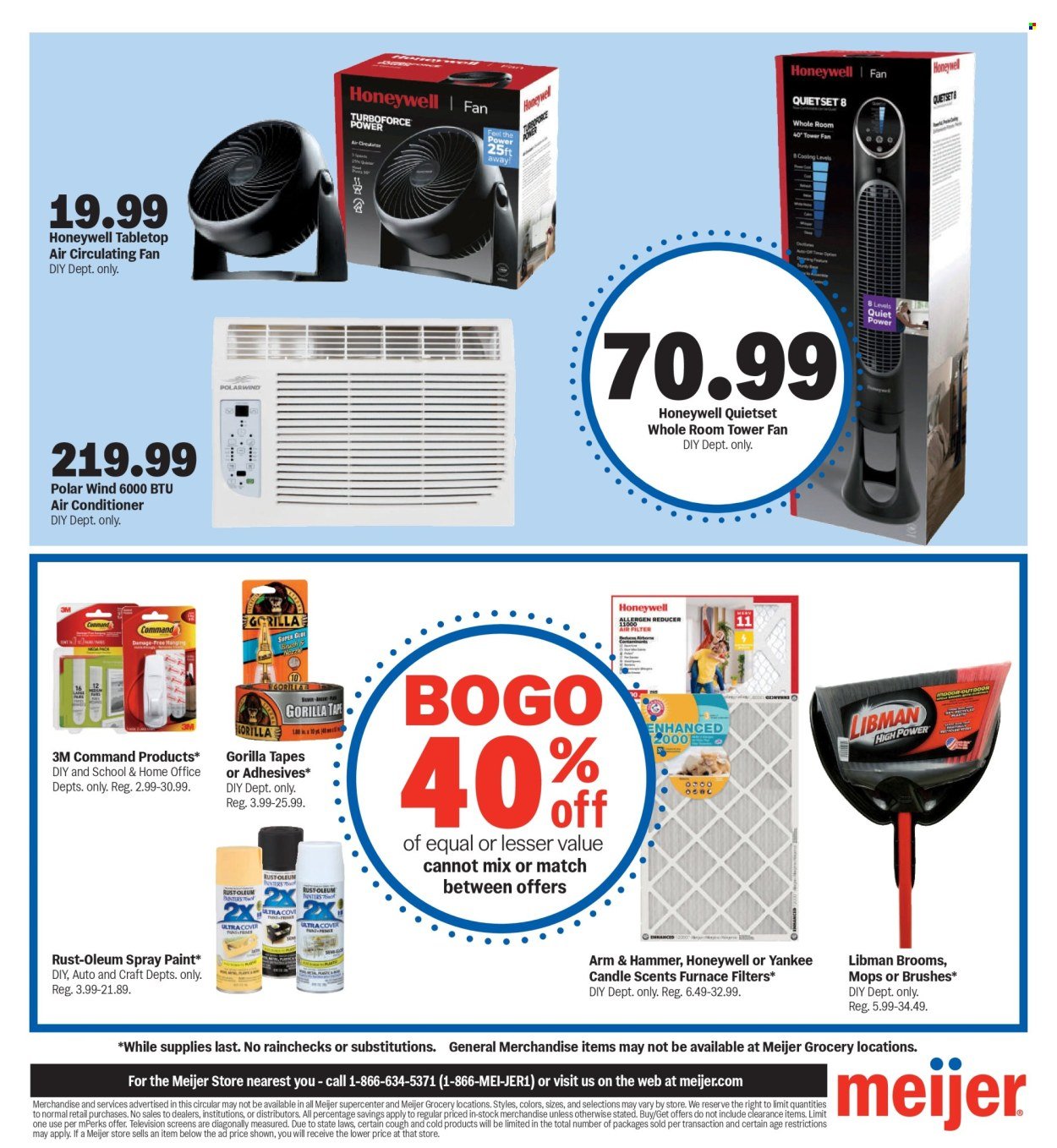 MEIJER ad - College Vibes. Real Low Prices