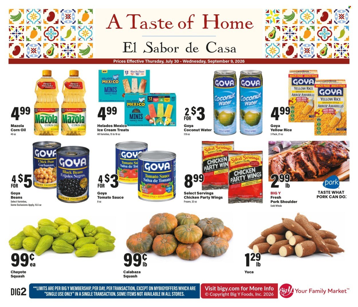 BIG Y ad - A Taste of Home