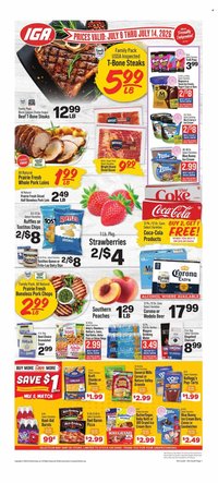 IGA ad - Weekly Flyer