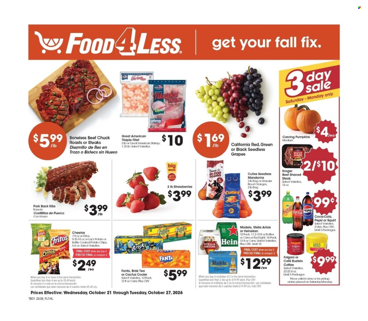 FOOD 4 LESS ad - Weekly Ad