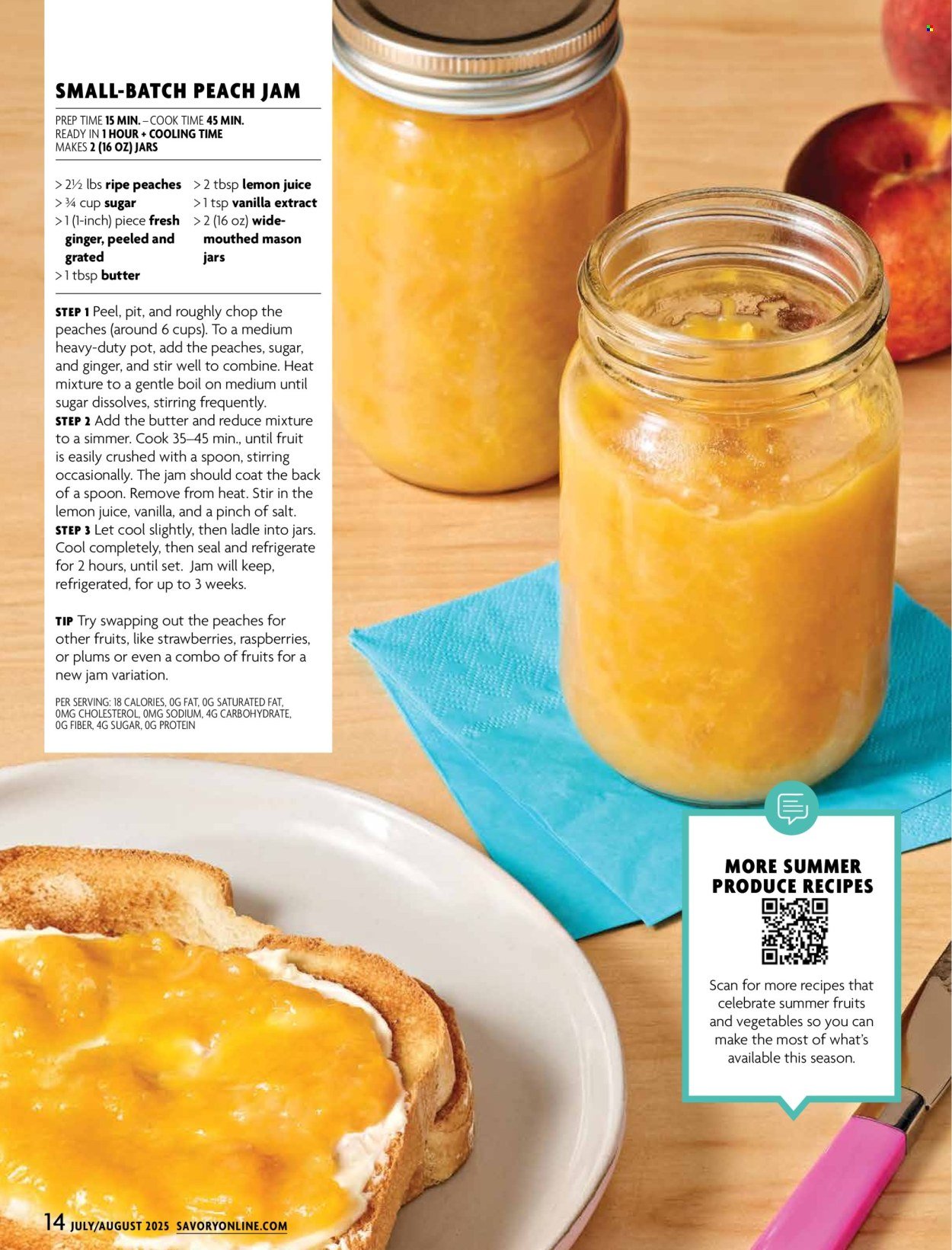 STOP & SHOP ad - Savory Magazine (2025-07-01 - 2025-08-31)