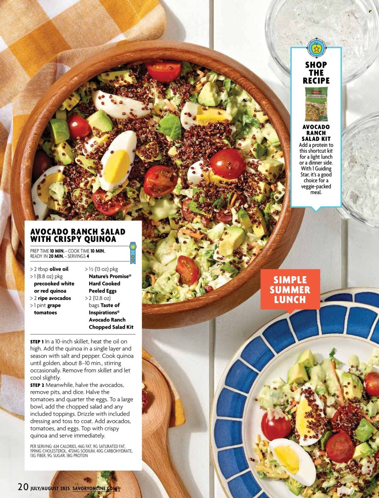 STOP & SHOP ad - Savory Magazine (2025-07-01 - 2025-08-31)