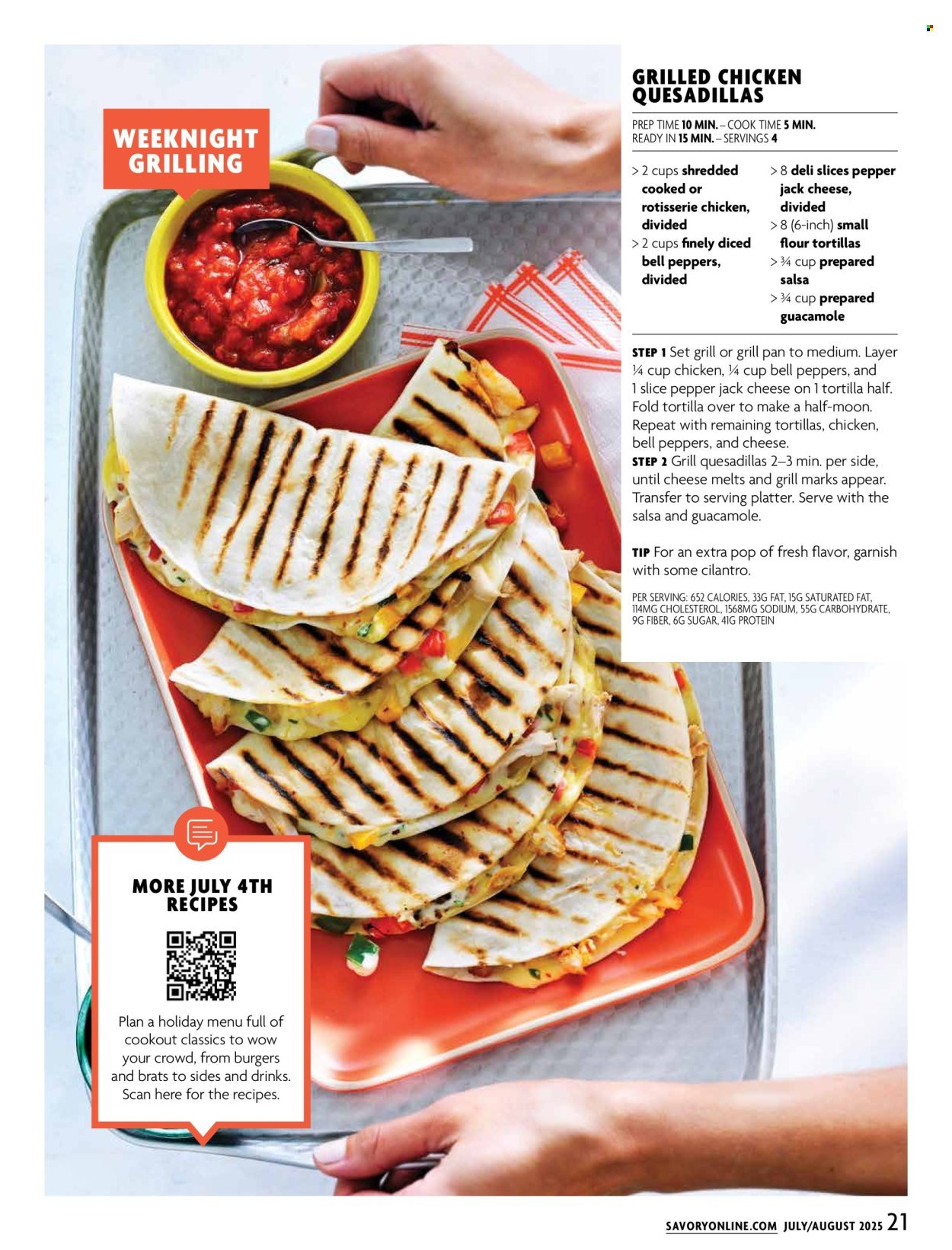 STOP & SHOP ad - Savory Magazine (2025-07-01 - 2025-08-31)