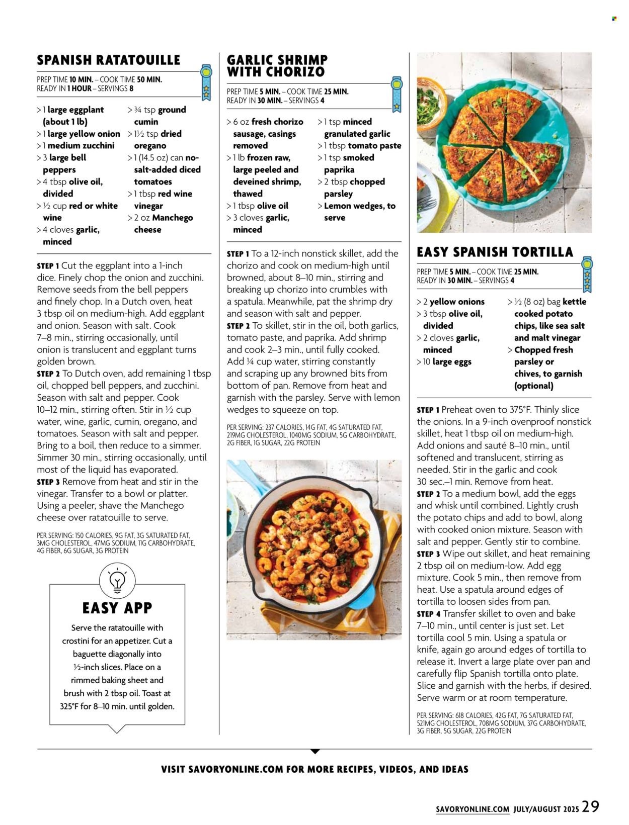 STOP & SHOP ad - Savory Magazine (2025-07-01 - 2025-08-31)