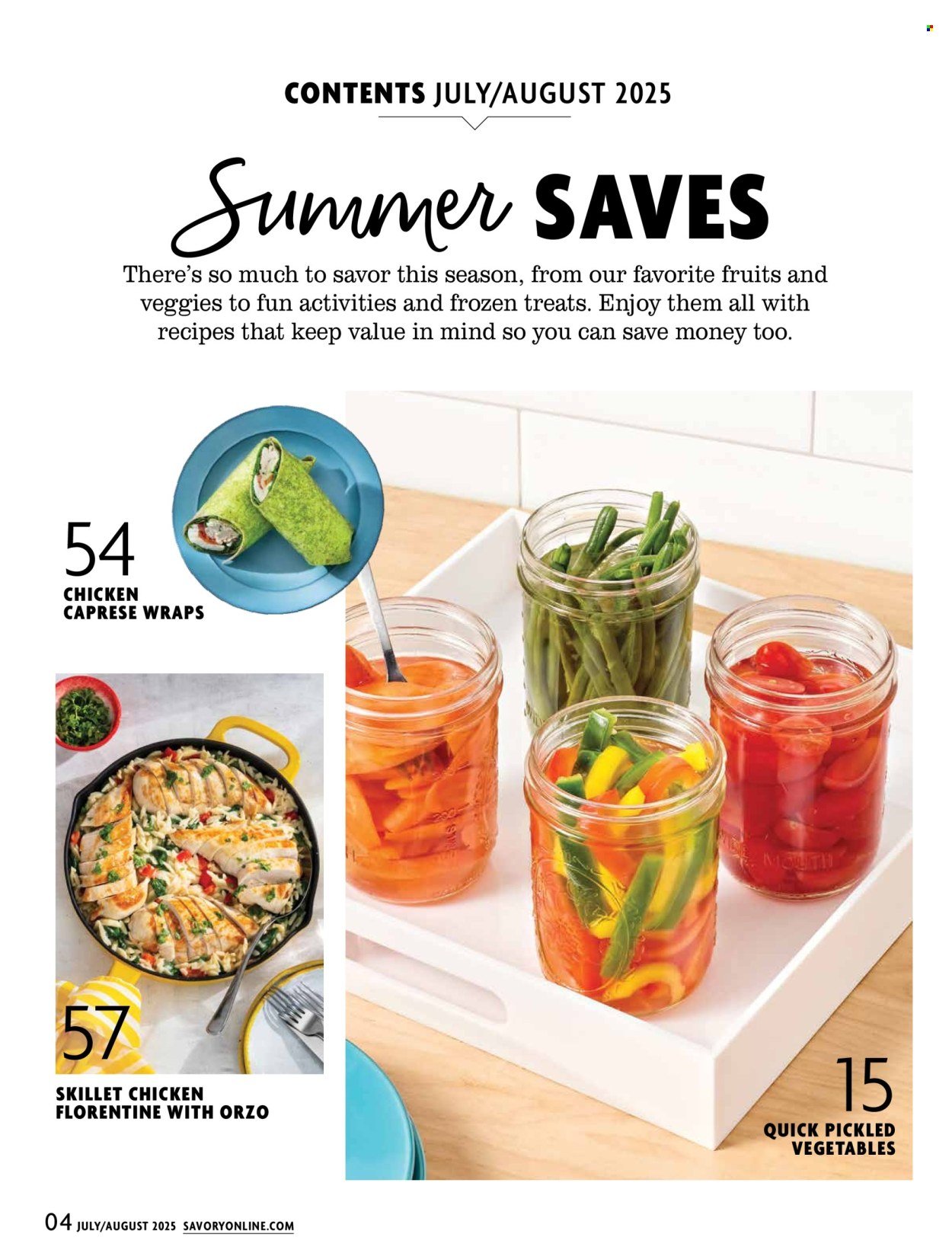 STOP & SHOP ad - Savory Magazine (2025-07-01 - 2025-08-31)