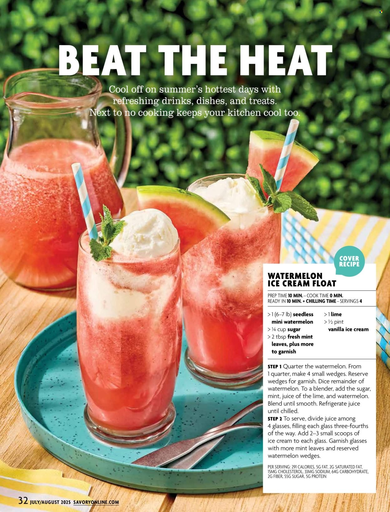 STOP & SHOP ad - Savory Magazine (2025-07-01 - 2025-08-31)