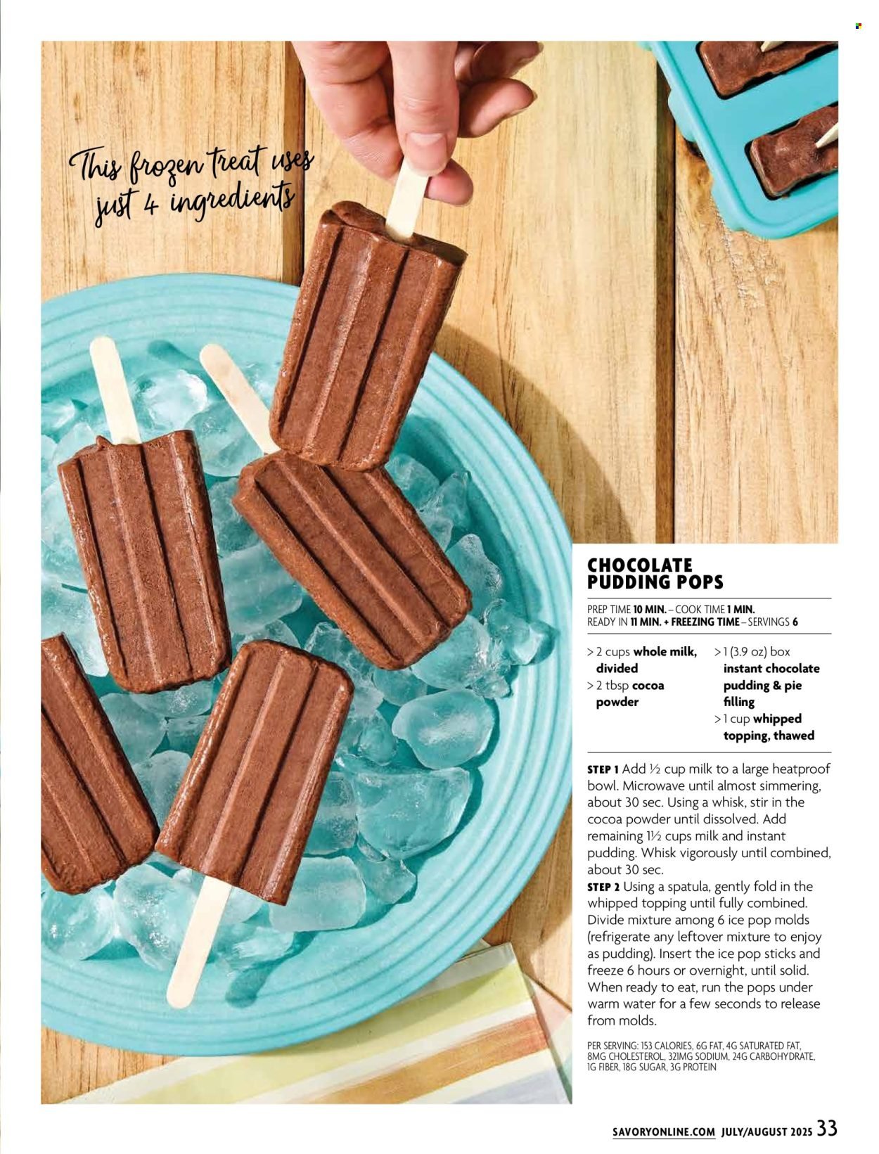 STOP & SHOP ad - Savory Magazine (2025-07-01 - 2025-08-31)
