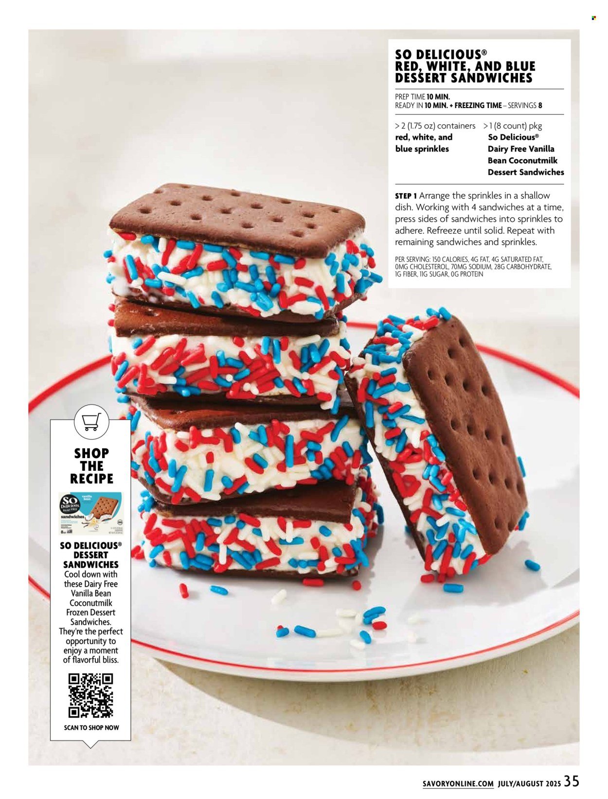 STOP & SHOP ad - Savory Magazine (2025-07-01 - 2025-08-31)