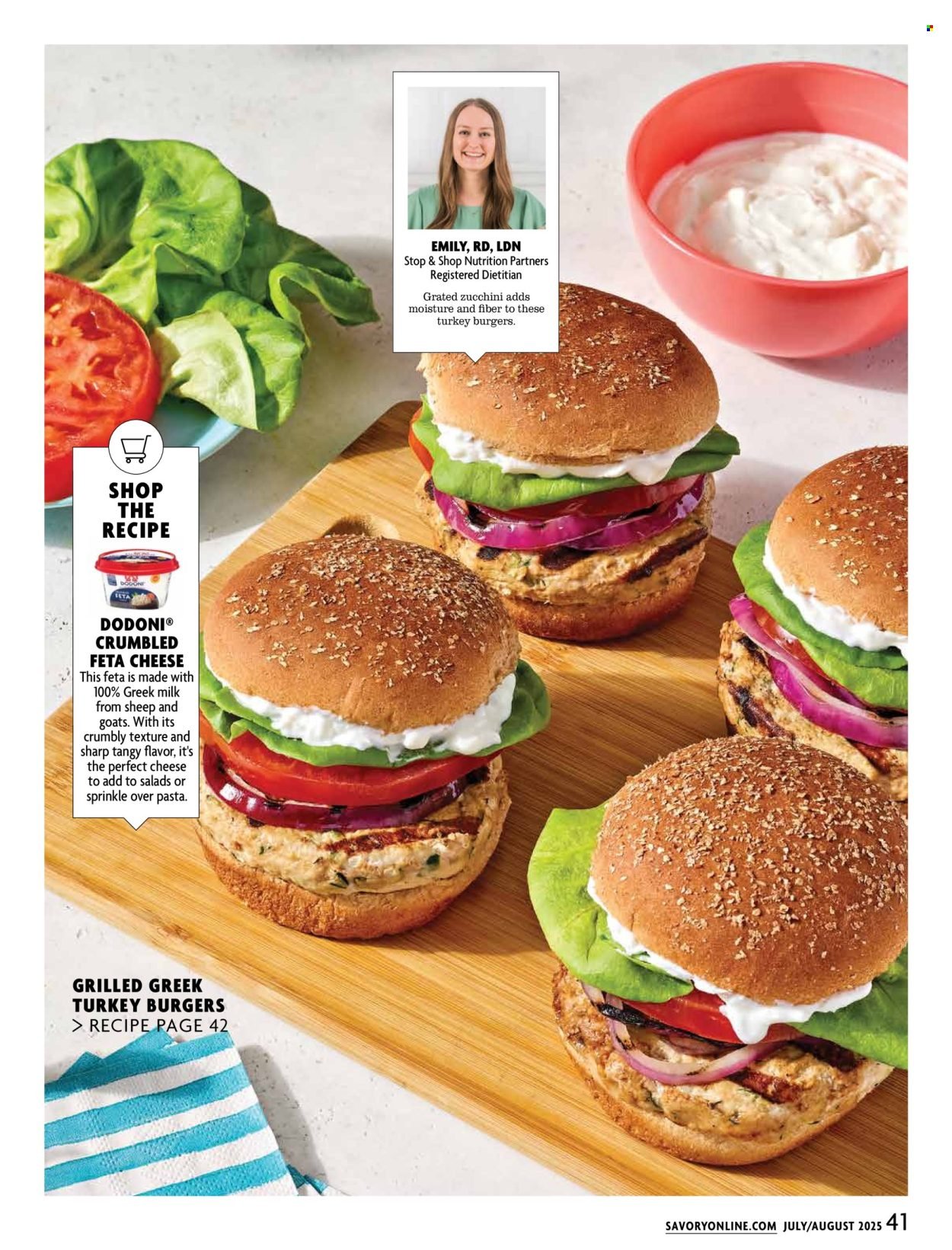STOP & SHOP ad - Savory Magazine (2025-07-01 - 2025-08-31)