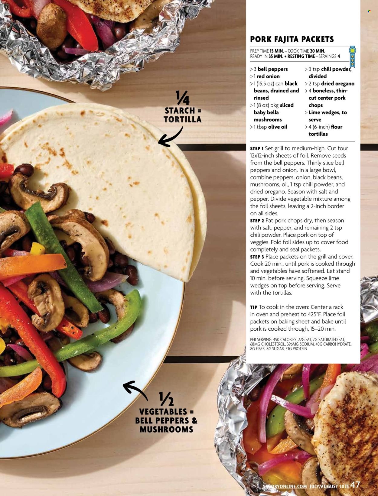 STOP & SHOP ad - Savory Magazine (2025-07-01 - 2025-08-31)