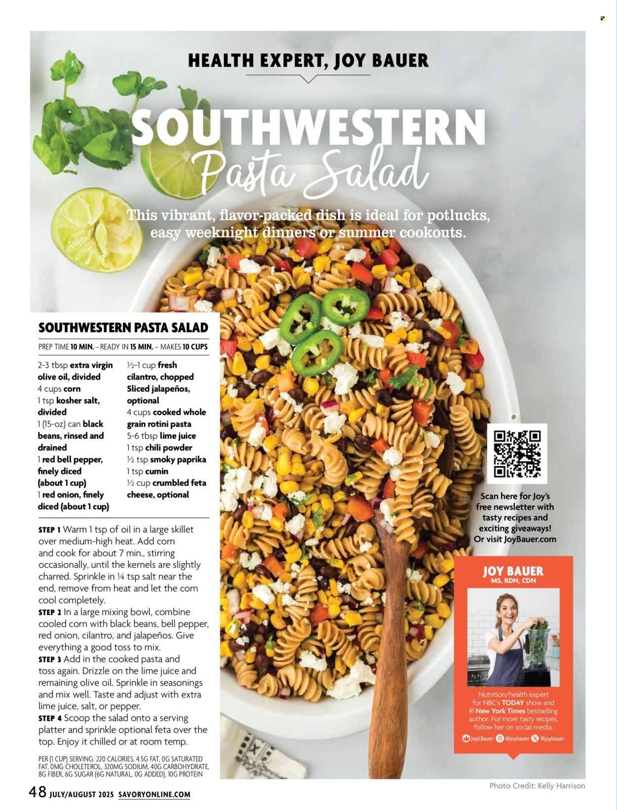 STOP & SHOP ad - Savory Magazine (2025-07-01 - 2025-08-31)