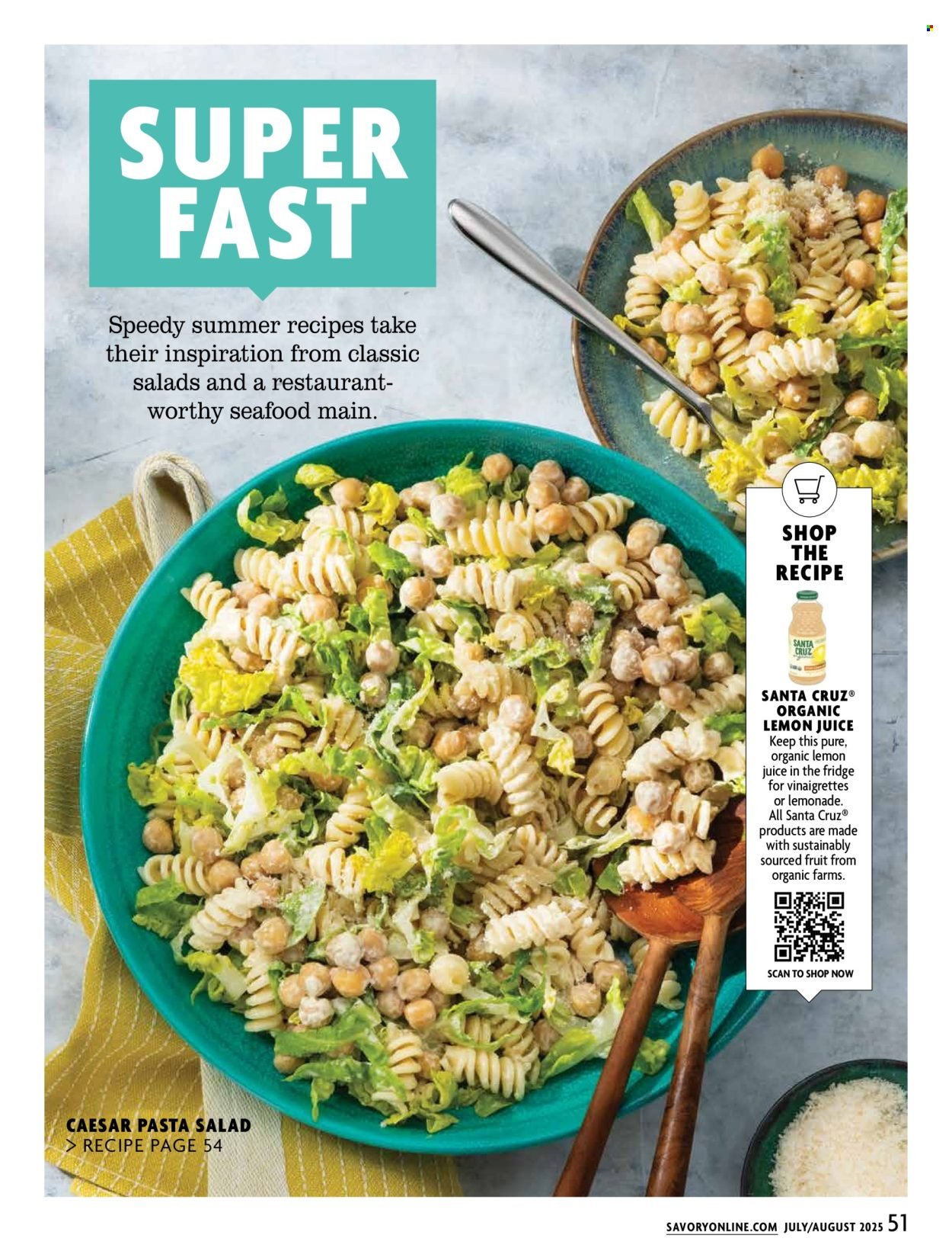 STOP & SHOP ad - Savory Magazine (2025-07-01 - 2025-08-31)