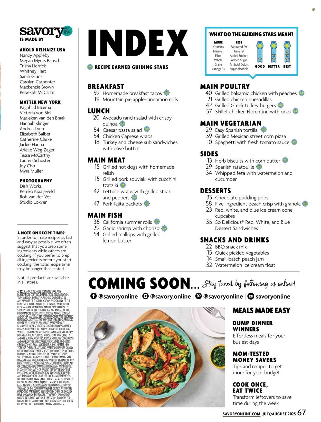 STOP & SHOP ad - Savory Magazine (2025-07-01 - 2025-08-31)