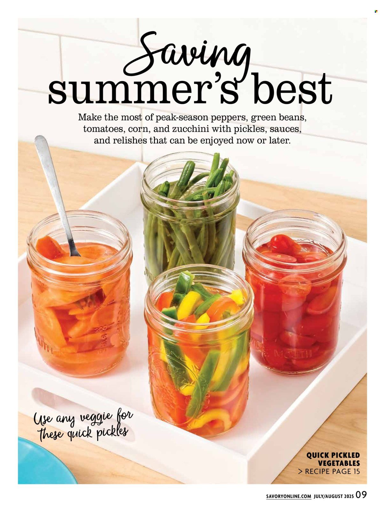 STOP & SHOP ad - Savory Magazine (2025-07-01 - 2025-08-31)