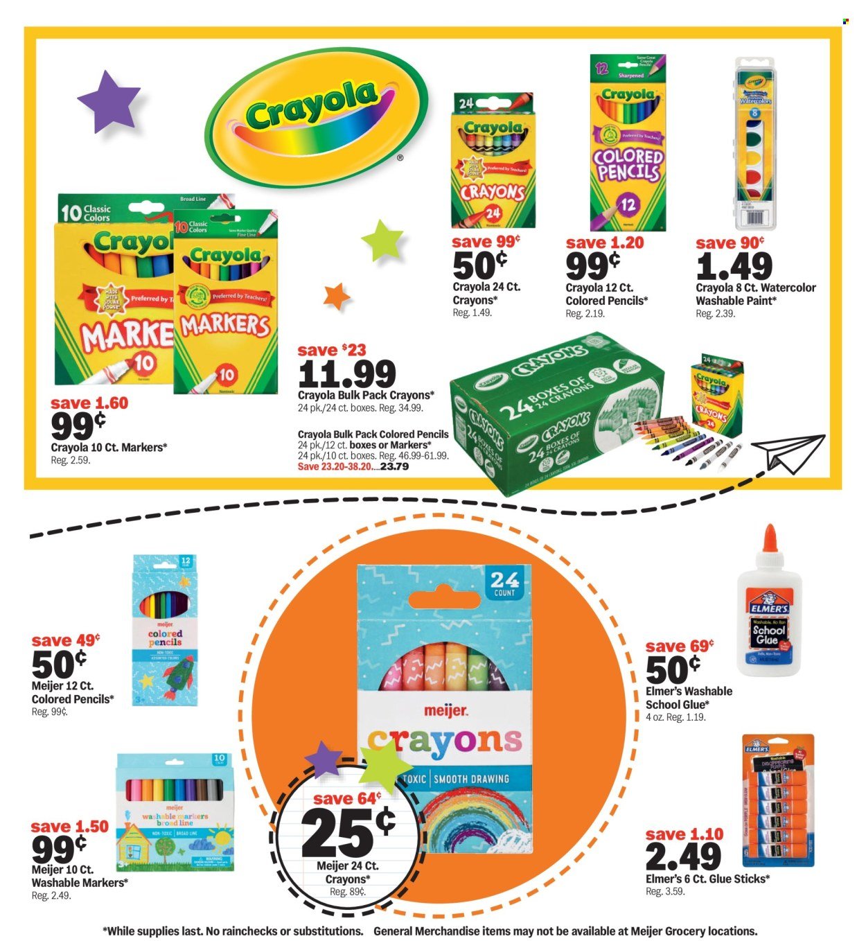 MEIJER ad - Back to School Deals