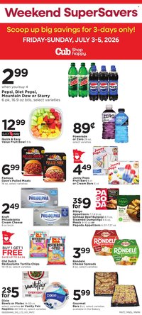CUB FOODS ad - Weekend Supersavers
