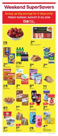 CUB FOODS ad - Weekend SuperSavers