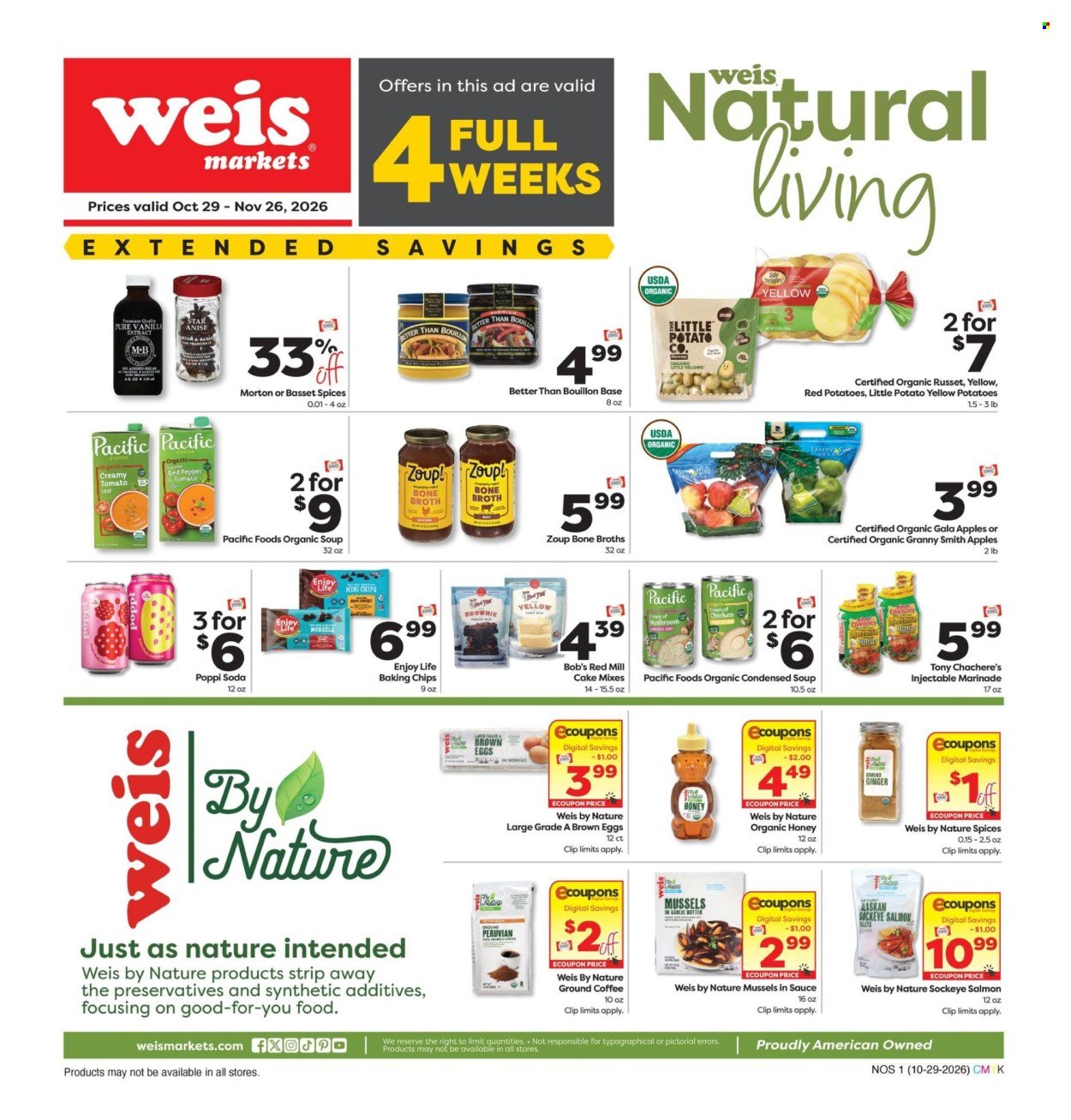 WEIS ad - Natural & Organic