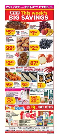 H-E-B ad - Weekly Ad