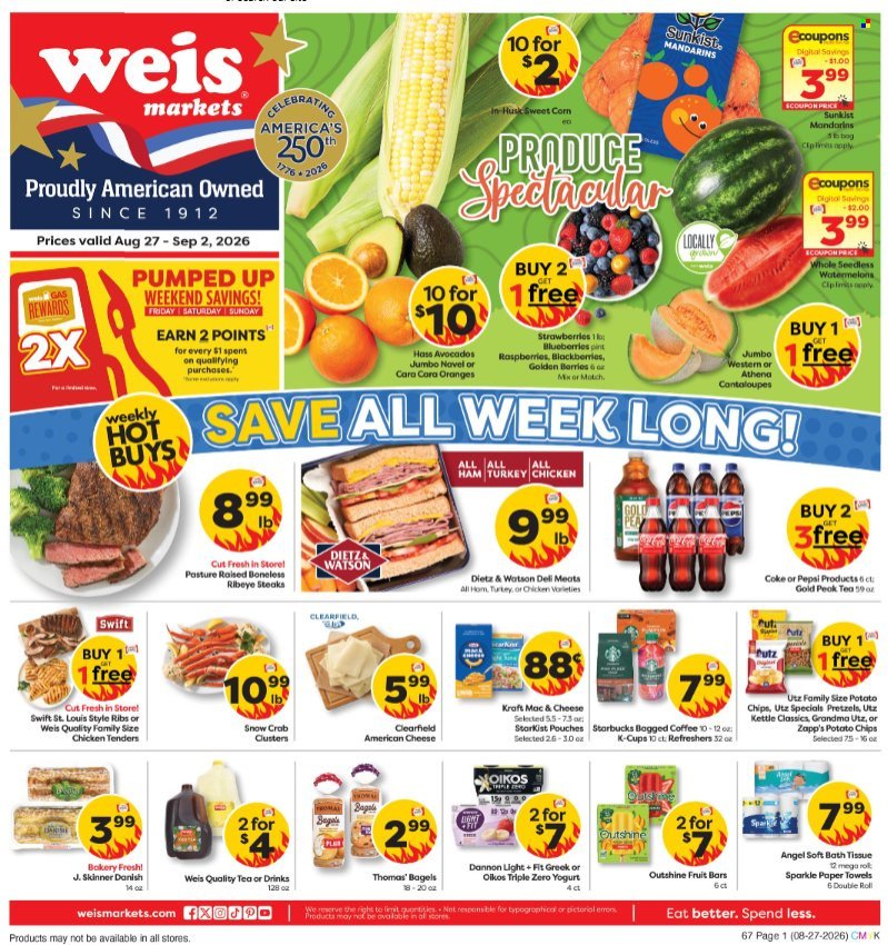 WEIS ad - Weekly Ad