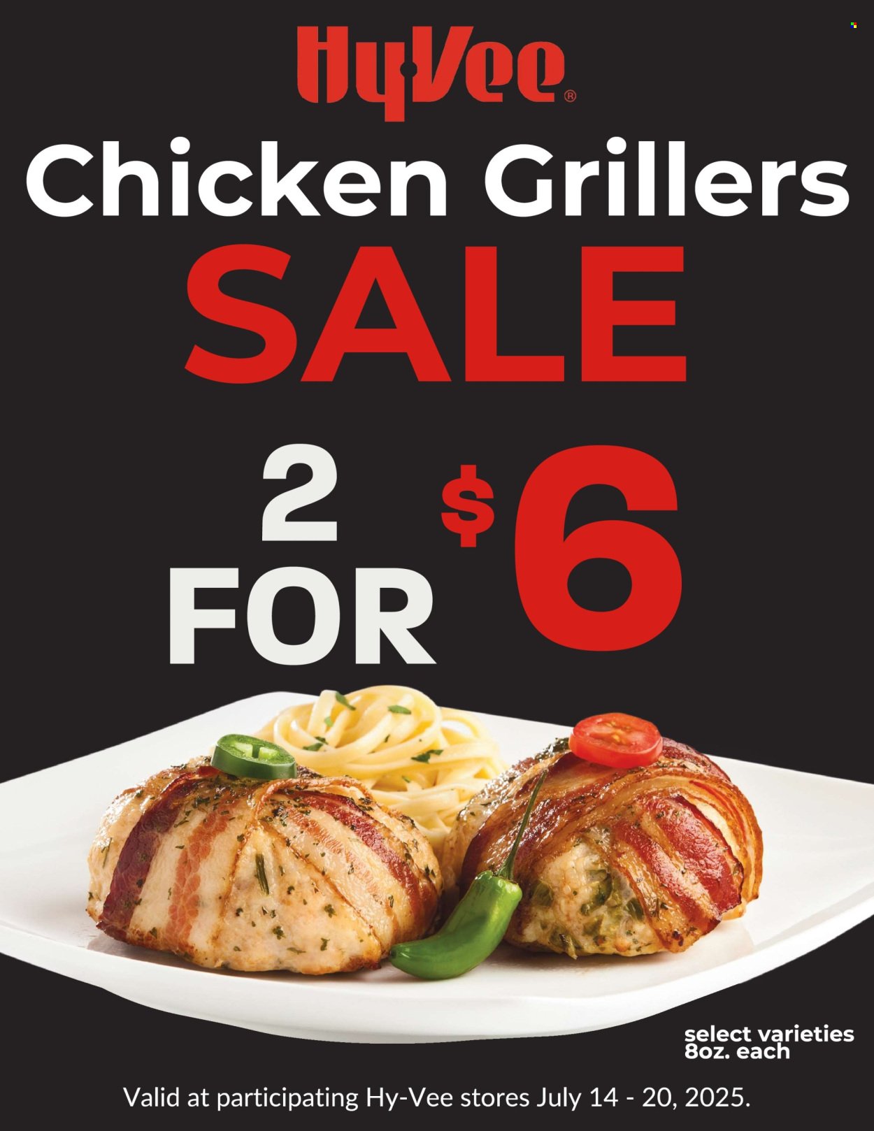HY-VEE ad - Chicken Grillers! (2025-07-14 - 2025-07-20) | 1