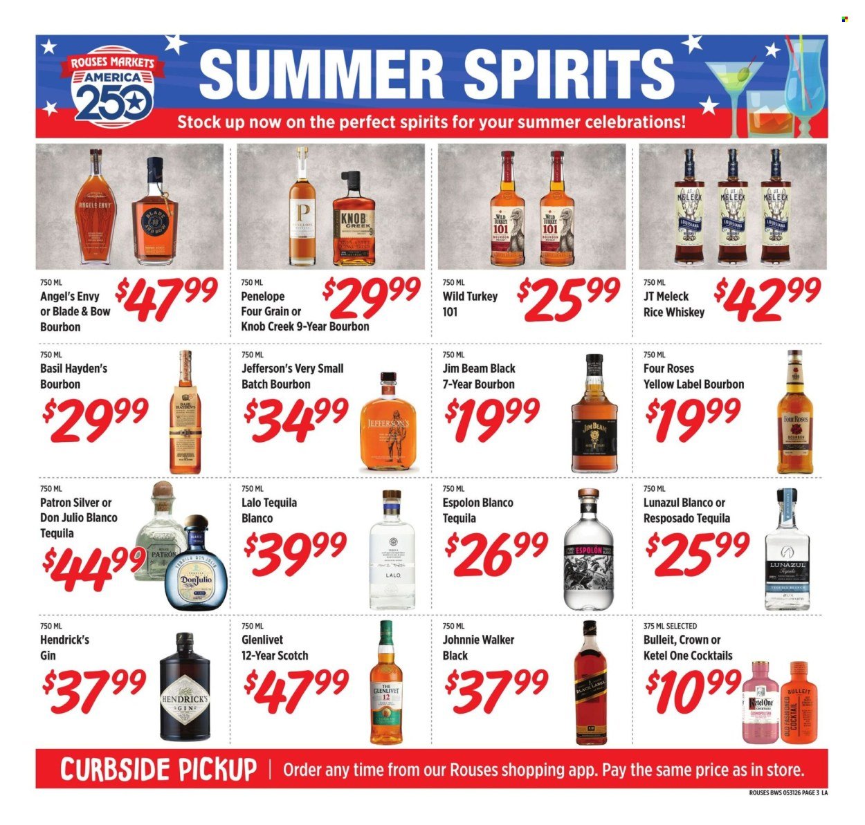 ROUSES MARKETS ad - Alcohol Specials