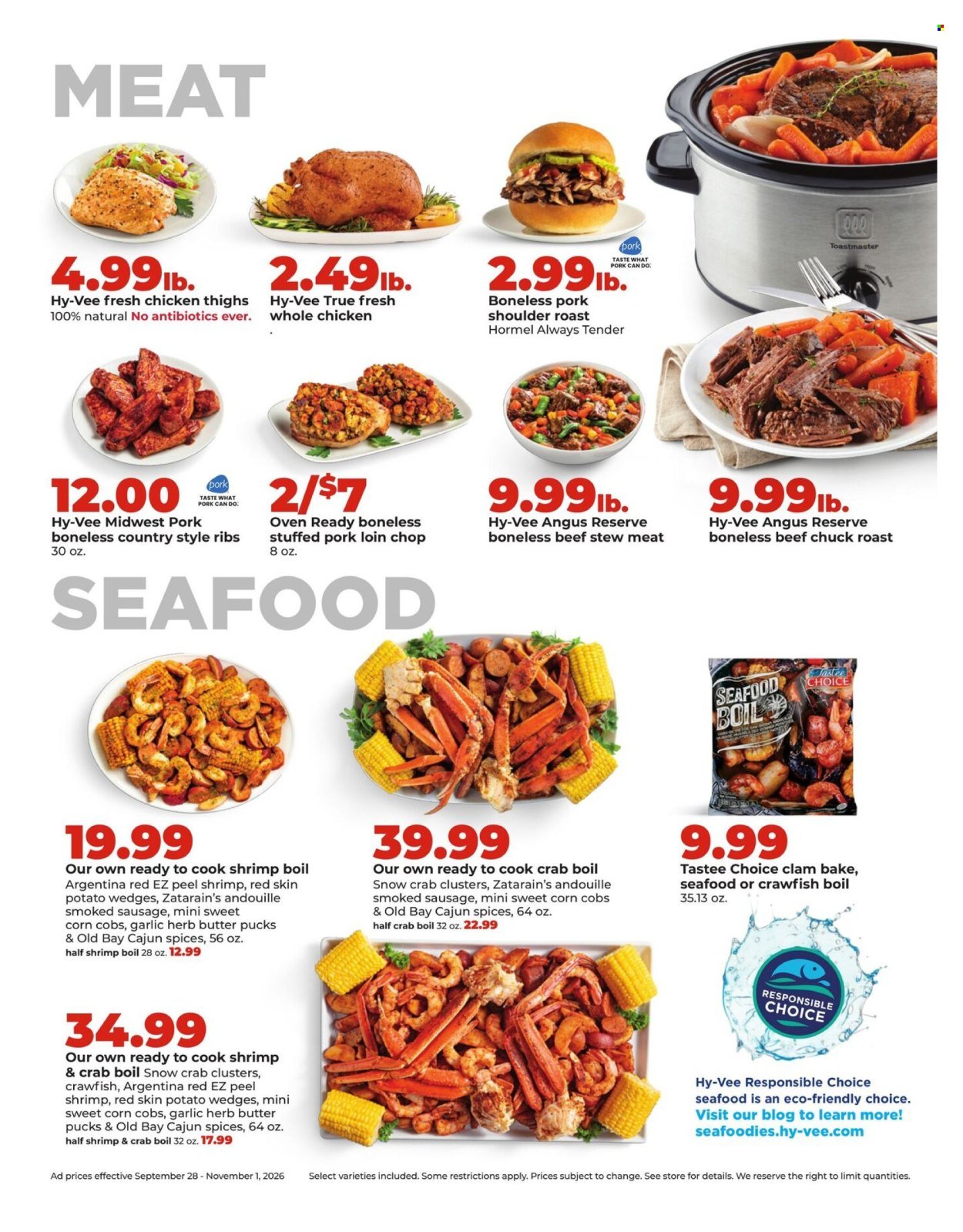 HY-VEE ad - OCTOBER DEALS GOOD ALL MONTH LONG