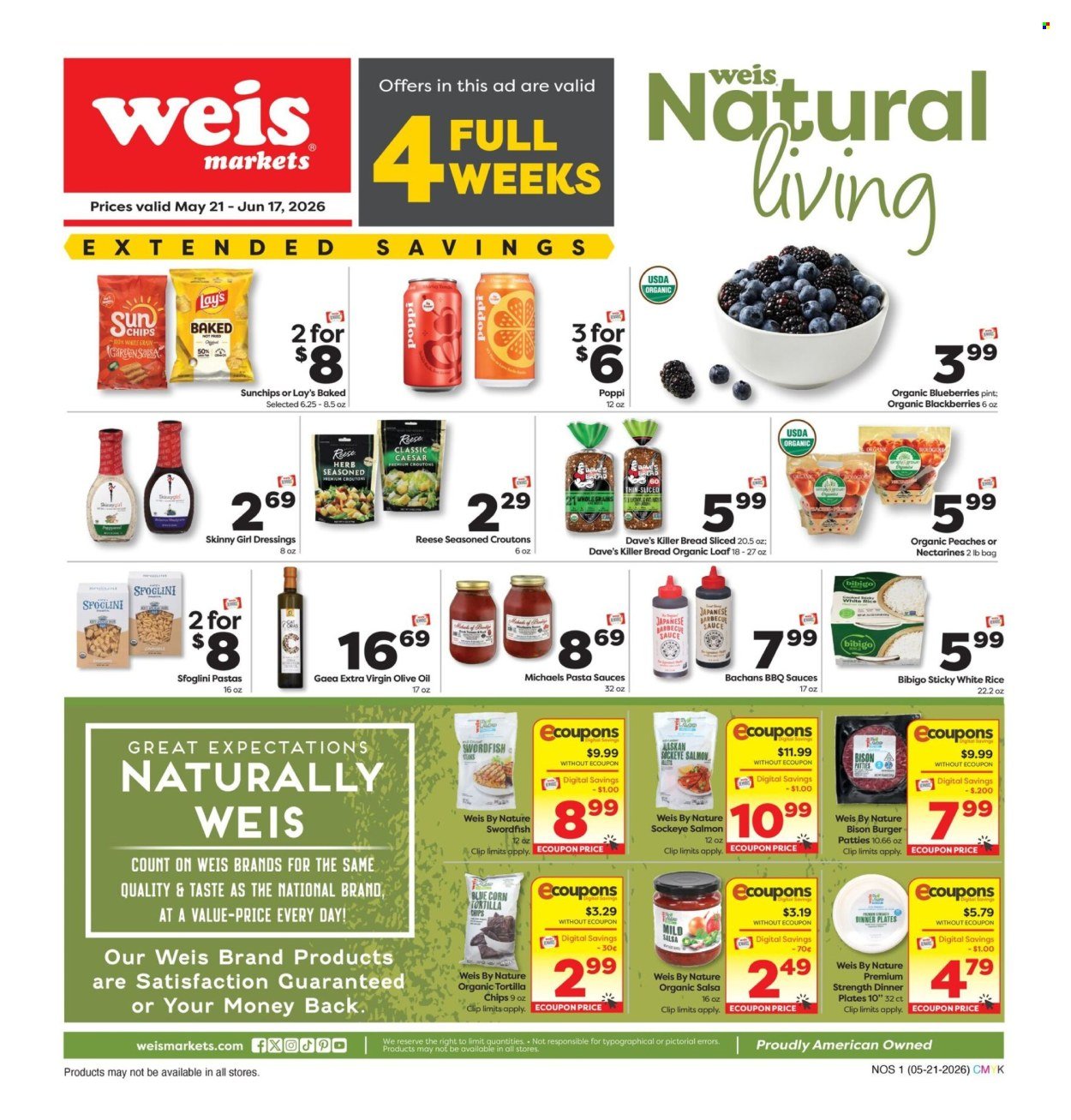 WEIS ad - Natural & Organic