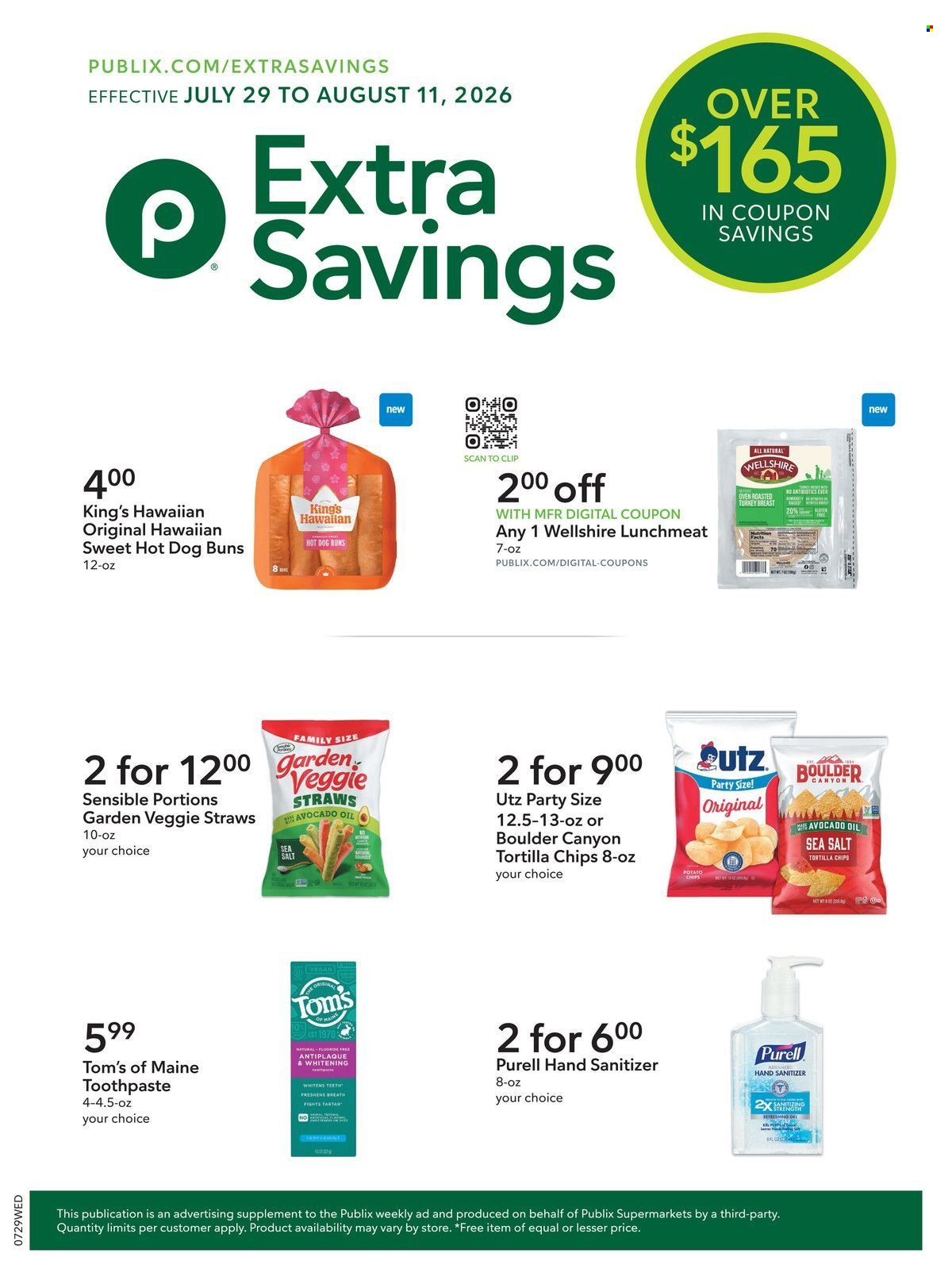 PUBLIX ad - Extra Savings