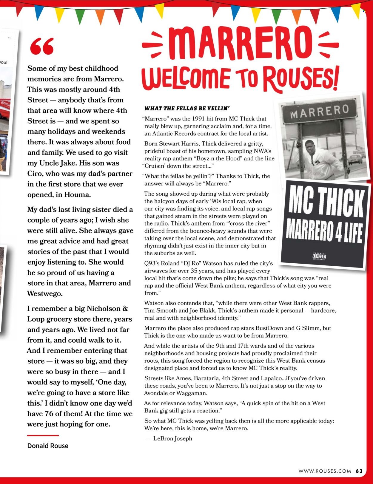 ROUSES MARKETS ad - Spring 2026