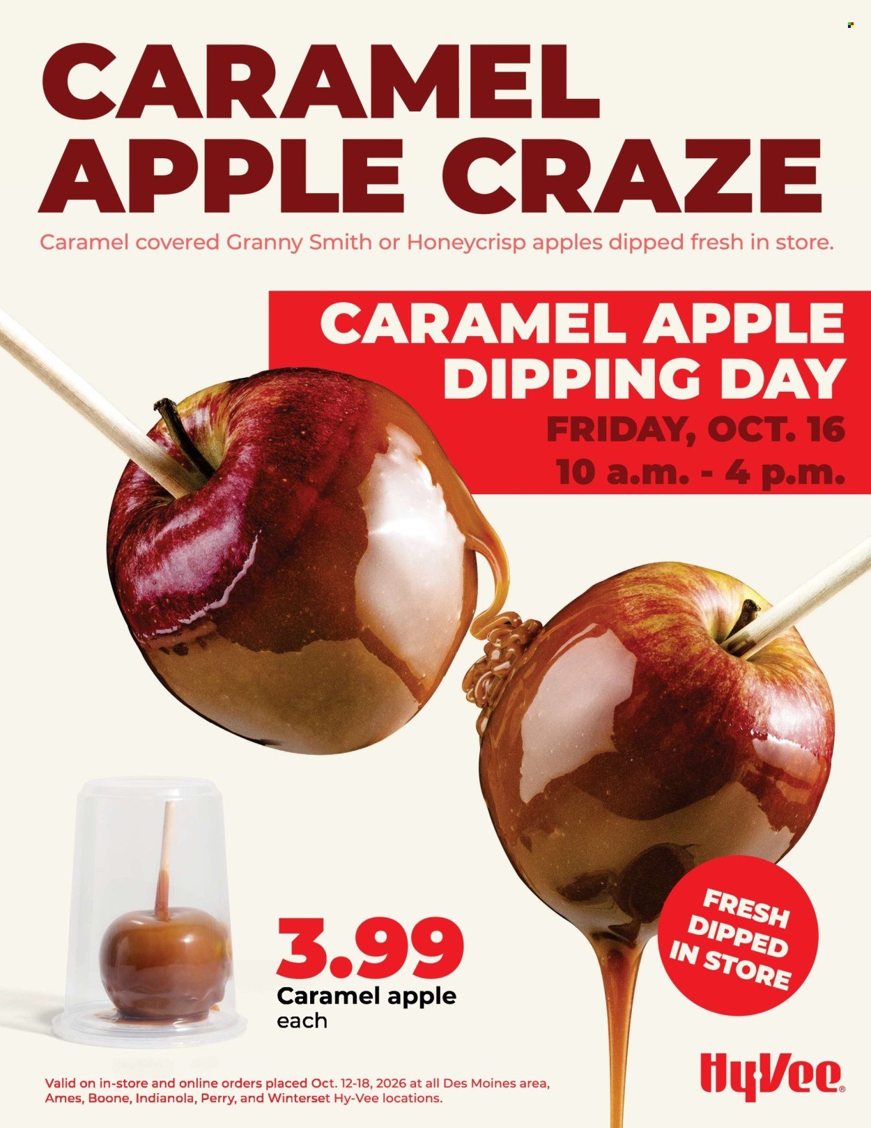 HY-VEE ad - Caramel Apple Craze