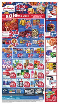 GIANT EAGLE ad - Weekly Sale