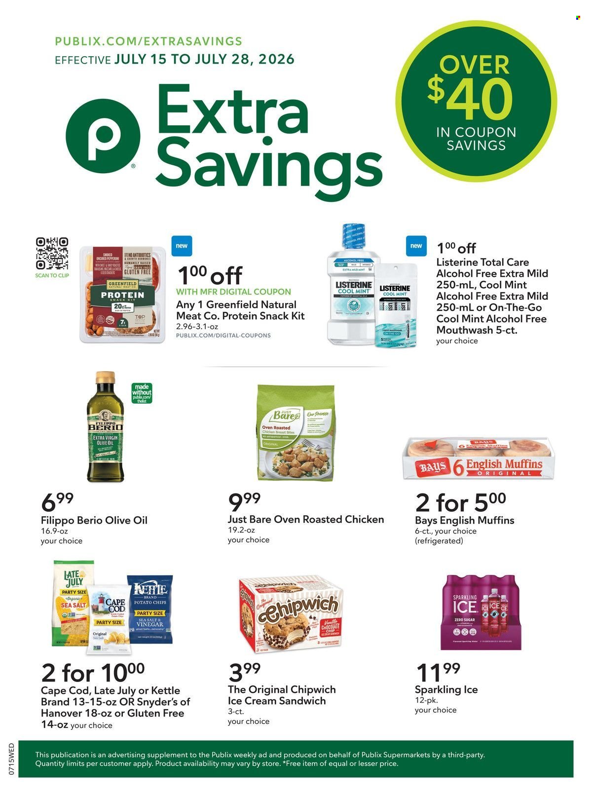 PUBLIX ad - Extra Savings
