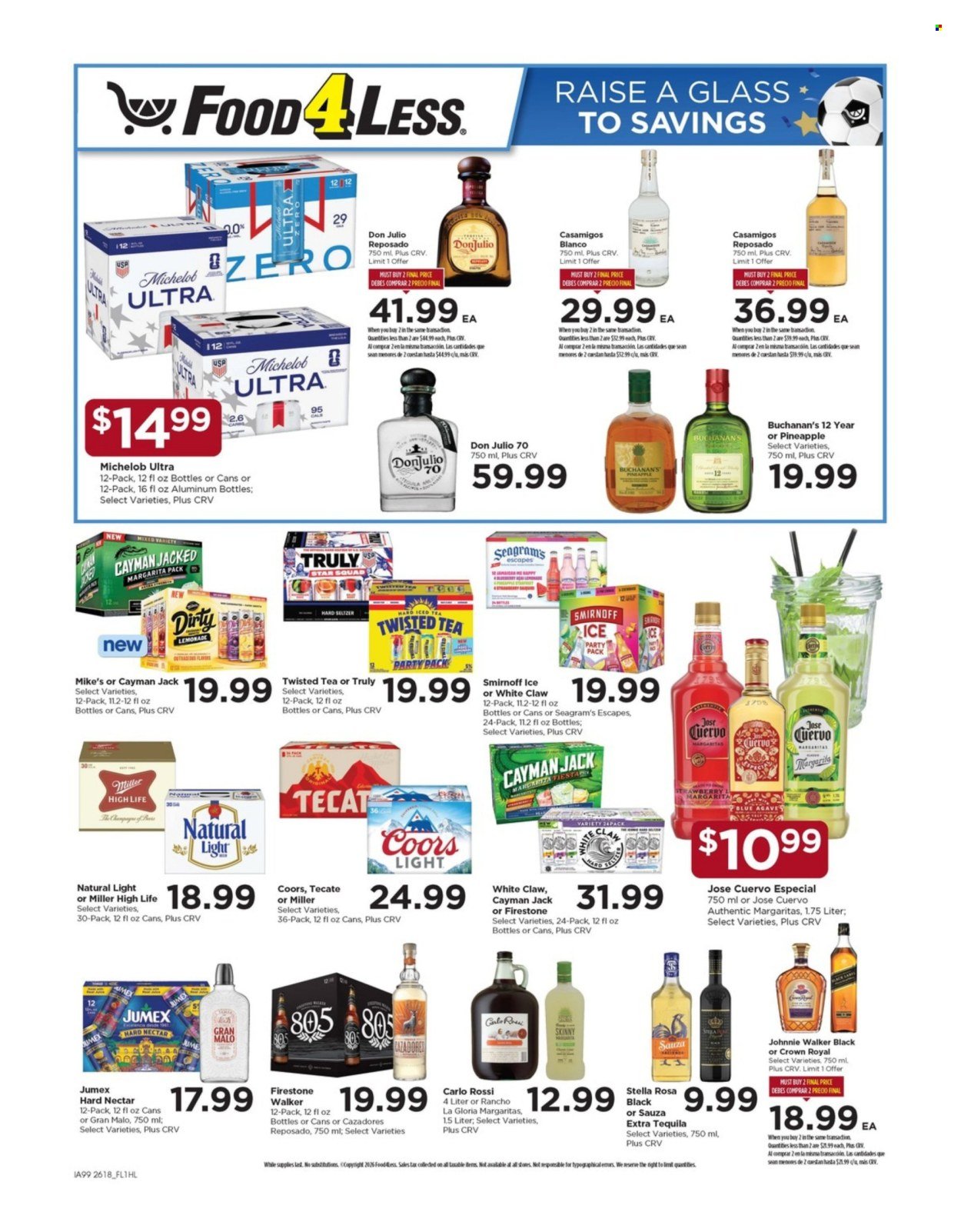 FOOD 4 LESS ad - Weekly Ad