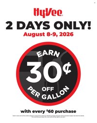 HY-VEE ad - 2 Days Only