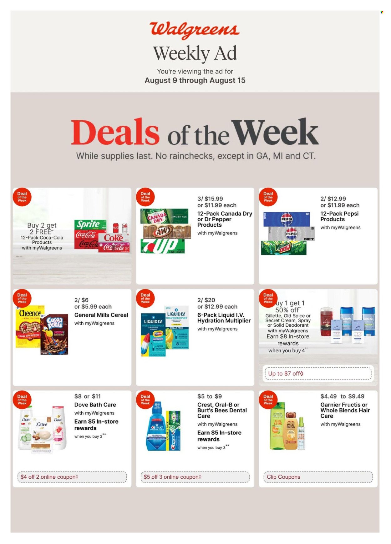 WALGREENS ad - Weekly Ad
